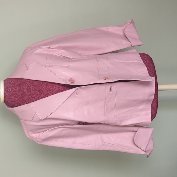 AMI Heather Leather Jacket, US L - Picture 1 of 6